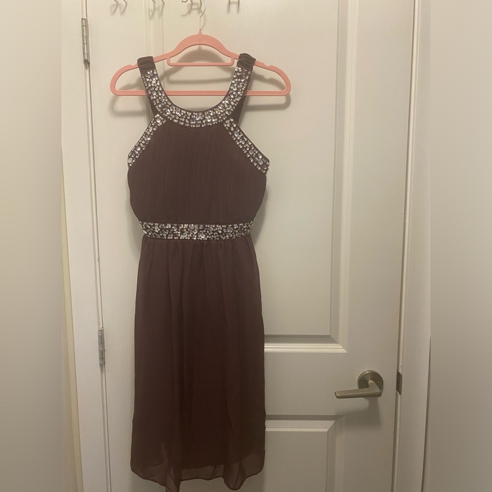 Jolie Purple Labeled Evening Dress